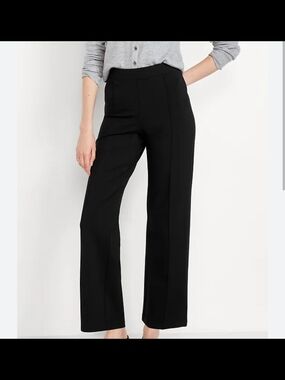 Old Navy Black Wide-Leg Trousers